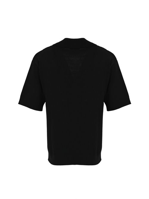 Camicia in maglia di cotone Nero DANIELE FIESOLI | DF 3060NERO